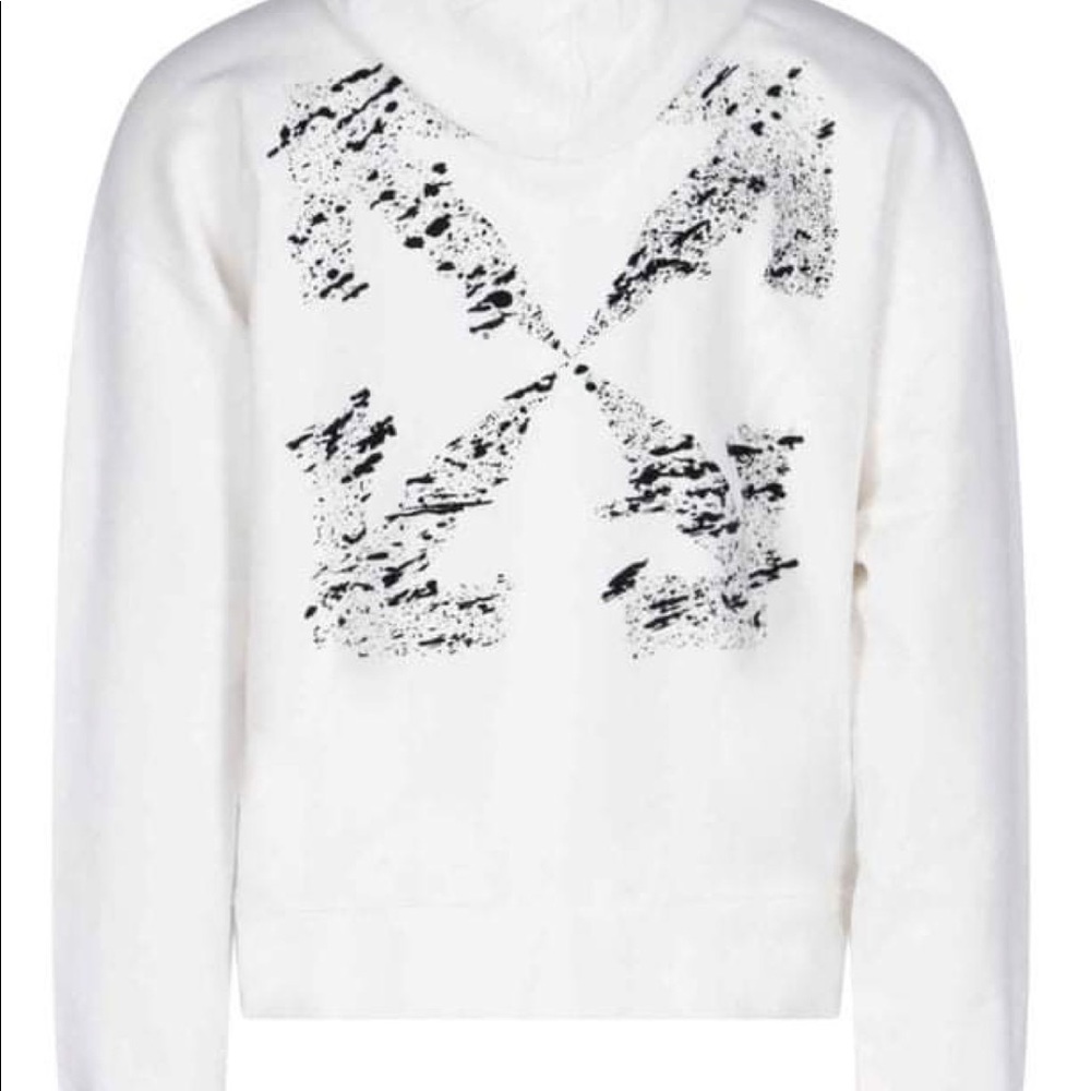 BNWT OFF-WHITE PAINT SPLAT ARROW HOODIE